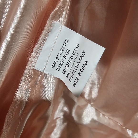 Mac Duggal Pink Polka Dot Ruffled One Shoulder Gown - Picture 5 of 6